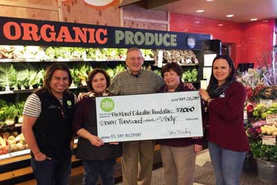 Rockland Education Foundation the recipient of Whole Foods 5% Day